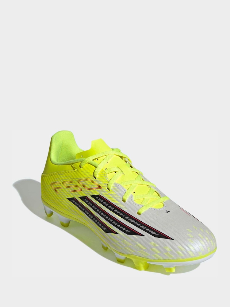 adidas Yellow F50 CLUB Firm Ground / Multi Ground Football Boots - Image 1 of 10