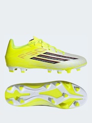 adidas Yellow F50 CLUB Firm Ground / Multi Ground Football Boots - Image 5 of 10