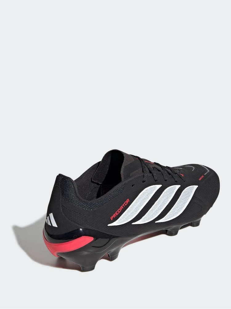 adidas Black Predator League Firm Ground Football Boots - Image 2 of 4
