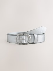 Argento - Cintura PU normale - Immagine 1 di 3