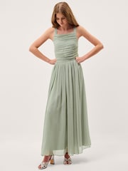 Grønn - Monsoon Ellay chiffon Ballkjole med kryssrygg - Bilde 1 av 5