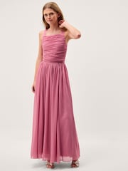 Rosa - Monsoon Ellay chiffon Ballkjole med kryssrygg - Bilde 1 av 5