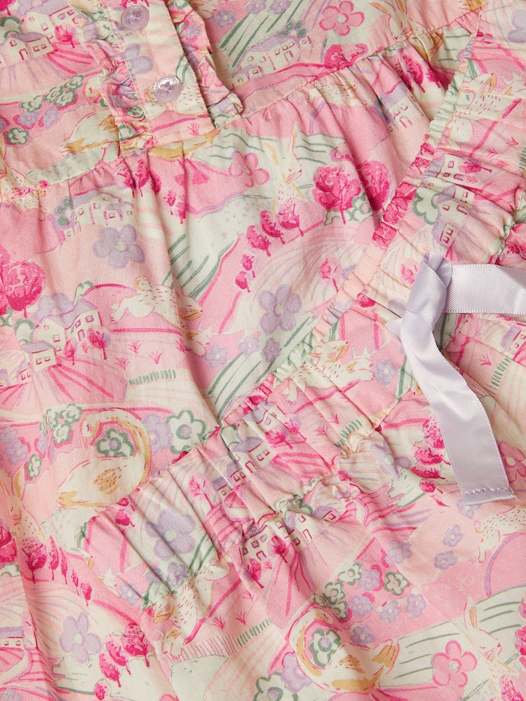 Monsoon Frühlingsprint Kurzes Pyjama-Set - Bild 4 von 4