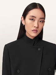 AllSaints Black Raina Blazer - Image 3 of 5