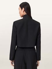 AllSaints Black Raina Blazer - Image 4 of 5
