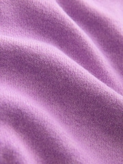 Purple Supersoft Short Sleeve Knitted Top - Image 7 of 7