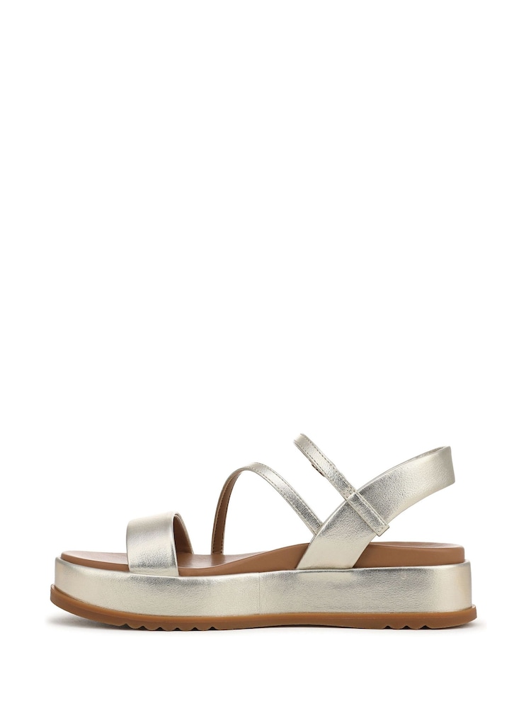 シルバー - Naturalizer Zayda Wide Fit Strappy Sandals - 画像 2 / 7