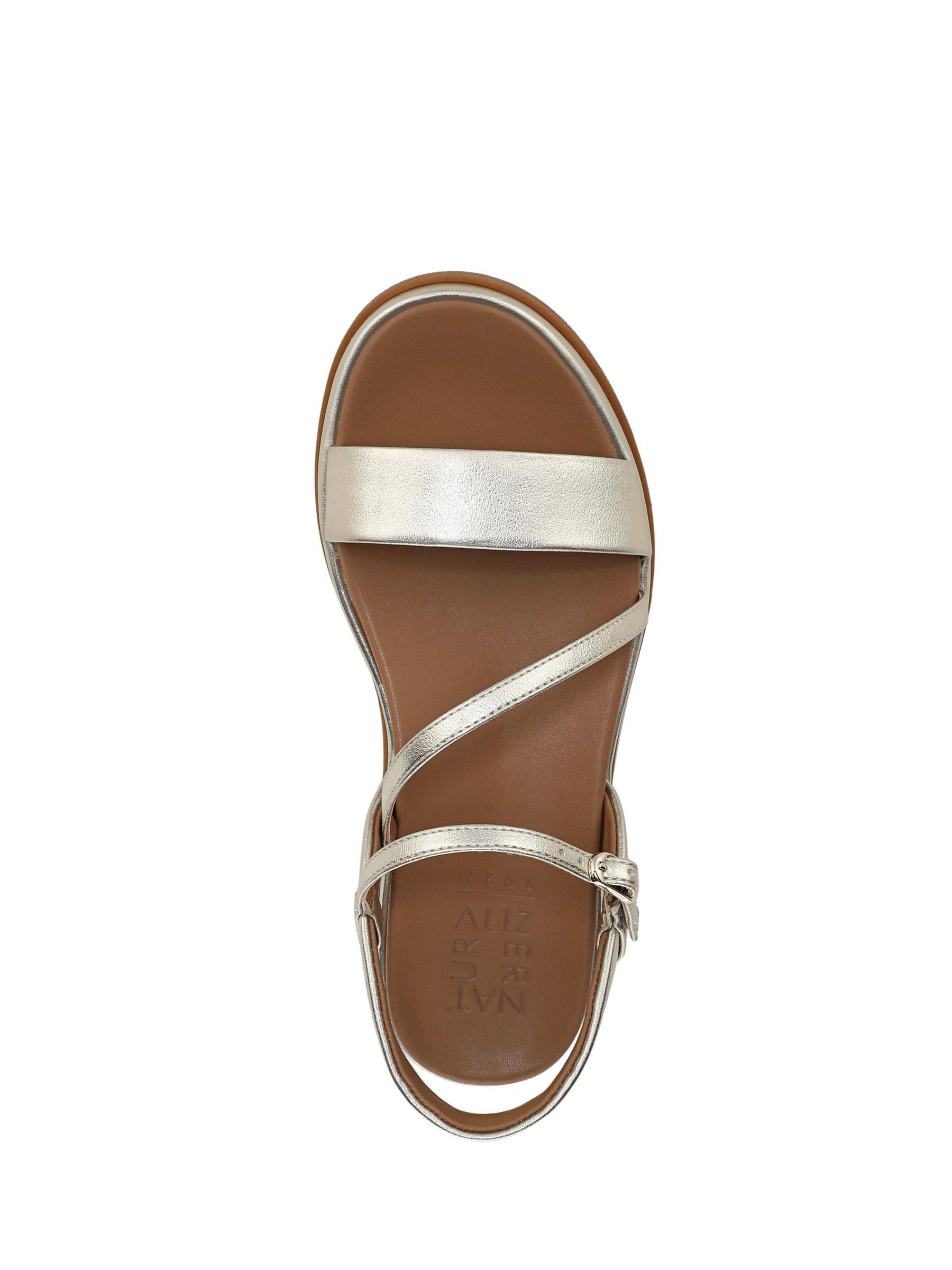 Buy Naturalizer Silver Zayda Wide Fit Strappy Sandals from Next USA
