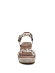Naturalizer Cream Stella Wide Fit Ankle Strap Wedge Sandals - Image 4 of 7