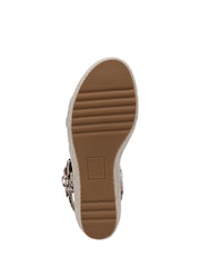 Naturalizer Cream Stella Wide Fit Ankle Strap Wedge Sandals - Image 7 of 7