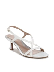 Naturalizer White Truly-Pearl Wide Fit Slingbacks Sandals - Image 3 of 7