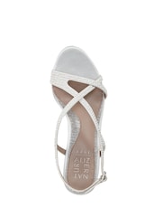Naturalizer White Truly-Pearl Wide Fit Slingbacks Sandals - Image 6 of 7