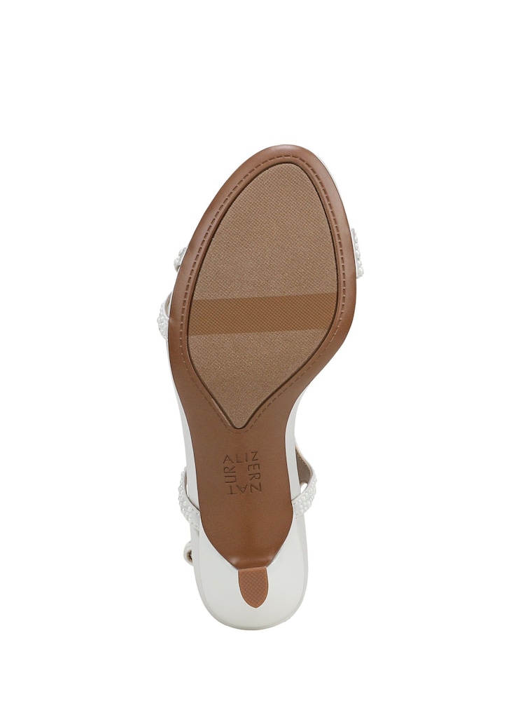 Naturalizer White Truly-Pearl Wide Fit Slingbacks Sandals - Image 7 of 7