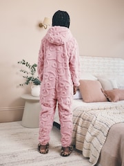Pink Flower Fleece All-In-One (1.5-16yrs) - Image 2 of 7