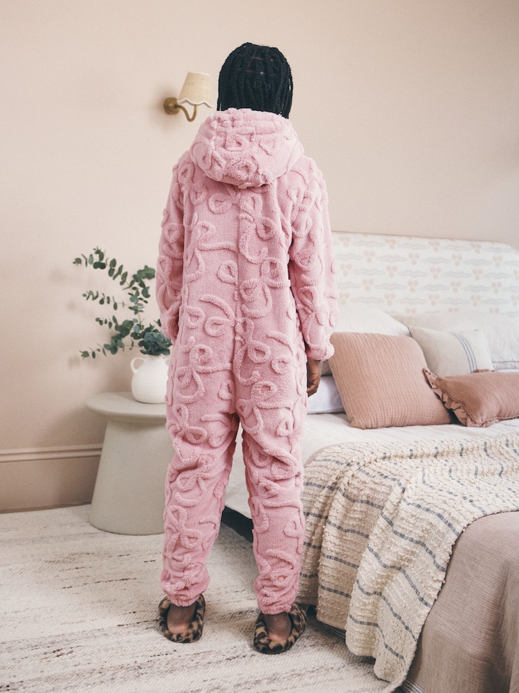 Pink Flower Fleece All-In-One (1.5-16yrs) - Image 2 of 7