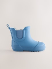 Blue Warm Lined Ankle Wellies - Image 2 of 5