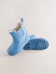 Blue Warm Lined Ankle Wellies - Image 3 of 5
