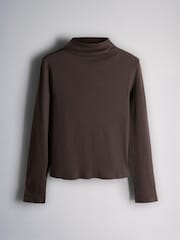 The Set 3 Pack Long Sleeve High Neck Ribbed T-Shirts - 6 paveikslėlis iš 9
