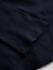 The Set 3 Pack Long Sleeve High Neck Ribbed T-Shirts - 8 paveikslėlis iš 9
