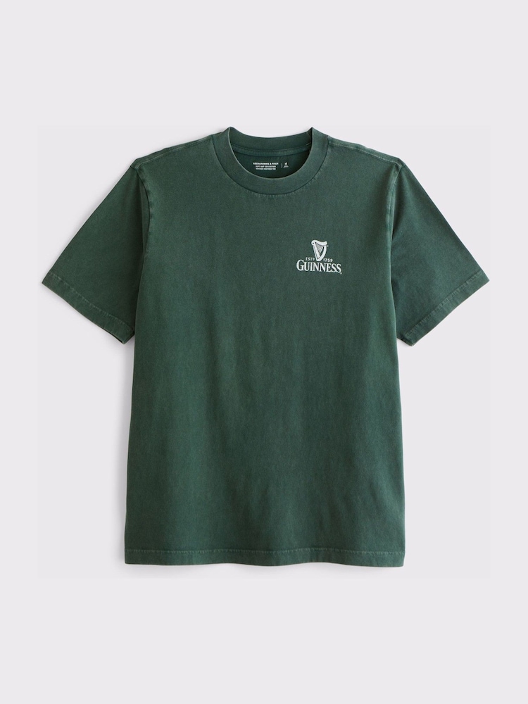 Abercrombie & Fitch Green St Patricks Day T-Shirt - Image 2 of 2