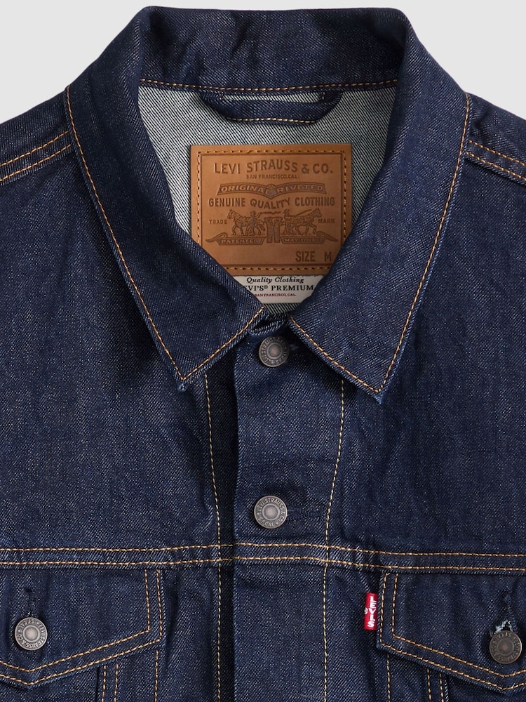 Levi's® Blue Relaxed-Fit-Trucker Jacket - Image 2 of 2