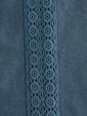 Abercrombie & Fitch Blue Resort Shirt - Image 2 of 2