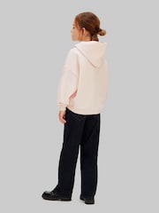 Calvin Klein Pink Logo Crewneck Hoodie - Image 2 of 4