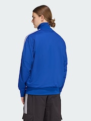 adidas Originals Blue Firebird Adicolor Mesh Track Top - Image 2 of 5