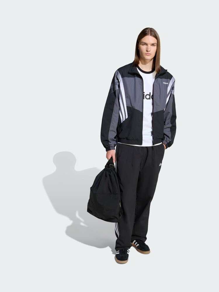 adidas Originals Black Santiago Jacket - Image 1 of 5 adidas Originals Black Santiago Jacket - Image 1 of 5