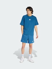 adidas Blue Stadium Mesh Shorts - Image 1 of 5