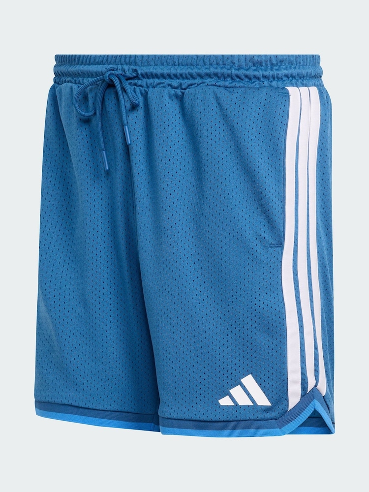 adidas Blue Stadium Mesh Shorts - Image 5 of 5