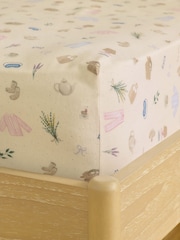 Natural Bedtime Books Brushed Cotton Fitted Sheet and Pillowcase Set - Image 2 of 2