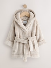Champagne Soft Touch Fleece Dressing Gown (9mths-16yrs) - Image 1 of 4