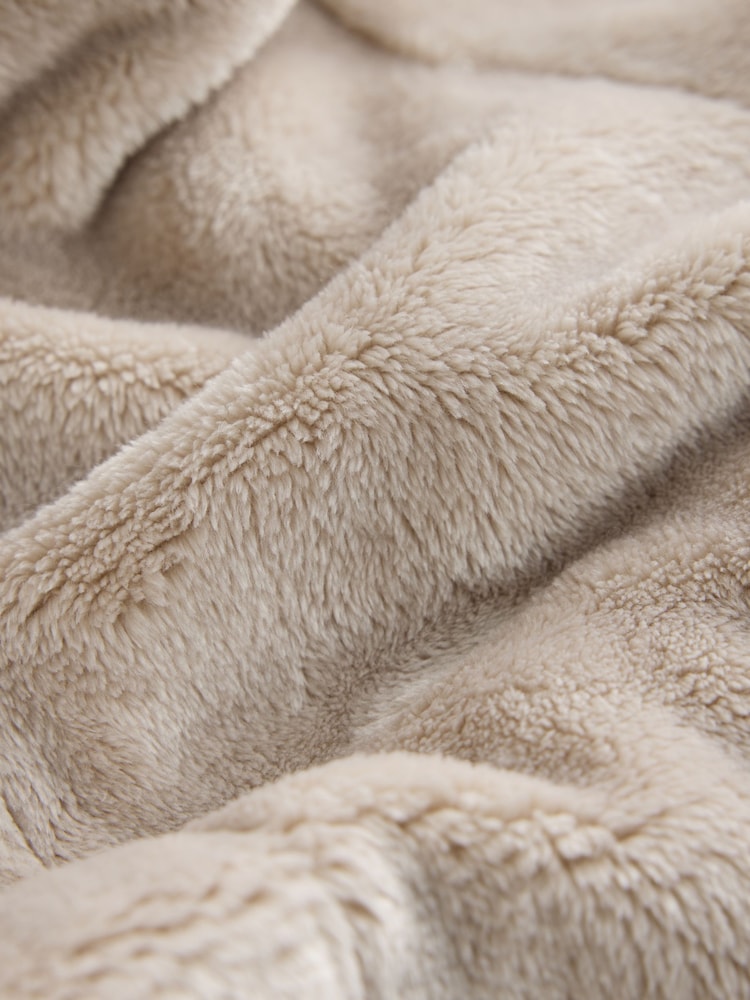 Champagne Soft Touch Fleece Dressing Gown (9mths-16yrs) - Image 4 of 4