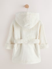 Ecru Soft Touch Fleece Dressing Gown (9mths-16yrs) - Image 2 of 4