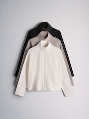 The Set 3 Pack Zip Up Micro Fleeces - Imaginea 1 din 6