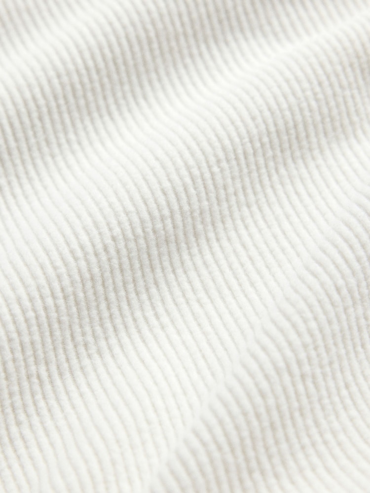 The Set Soft Cream Henley and Balloon Pant Lounge Co-Ord Set Cream - Image 11 of 11