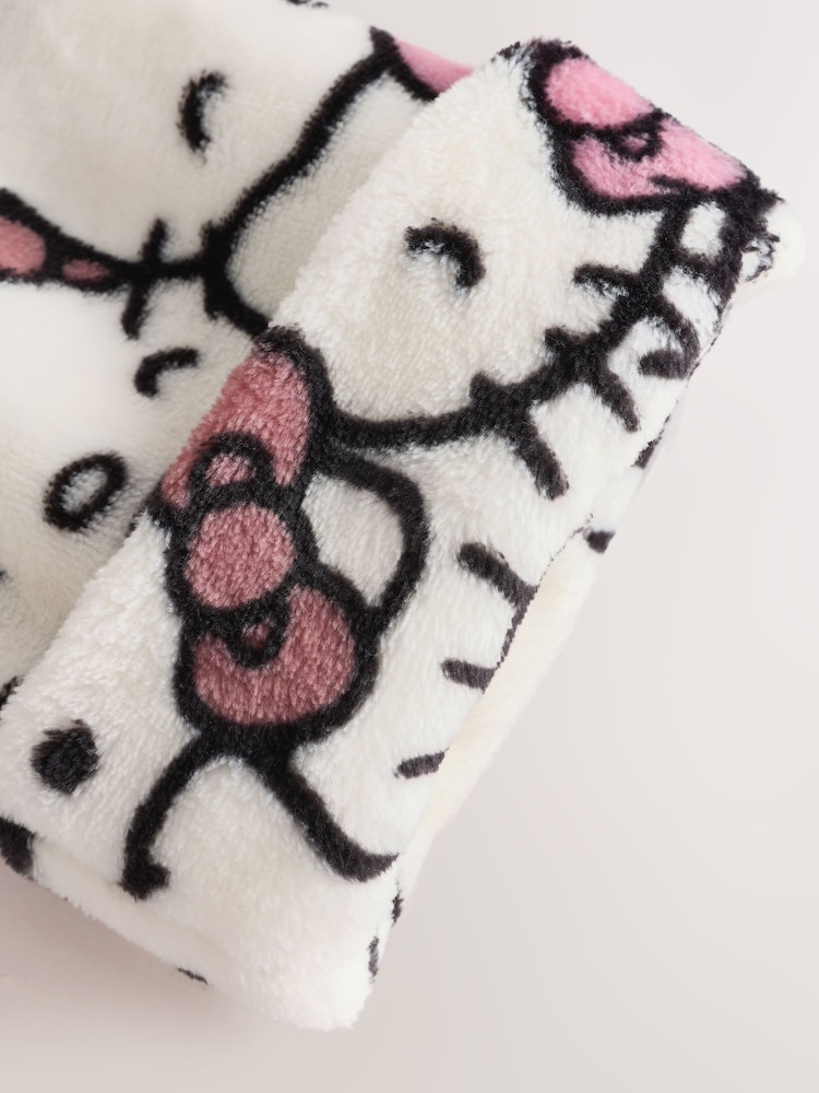 Vienkrāsains - Hello Kitty Fleece Dressing Gown (5-16yrs) - Attēls 10 no 10 Vienkrāsains - Hello Kitty Fleece Dressing Gown (5-16yrs) - Attēls 10 no 10