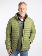 ירוק - Weird Fish ז'קט מרופד מבד דק ועמיד בגשם, דגם Crantock - תמונה 1 מתוך 4