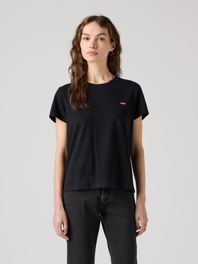 Levi's® Black The Perfect T-Shirt - Image 1 of 4 Levi's® Black The Perfect T-Shirt - Image 1 of 4