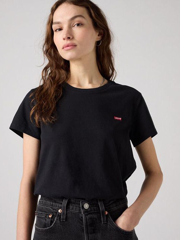 Levi's® Black The Perfect T-Shirt - Image 4 of 4 Levi's® Black The Perfect T-Shirt - Image 4 of 4