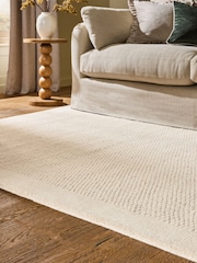 Ivory Collection Luxe Florence Border Wool Rug - Image 2 of 5