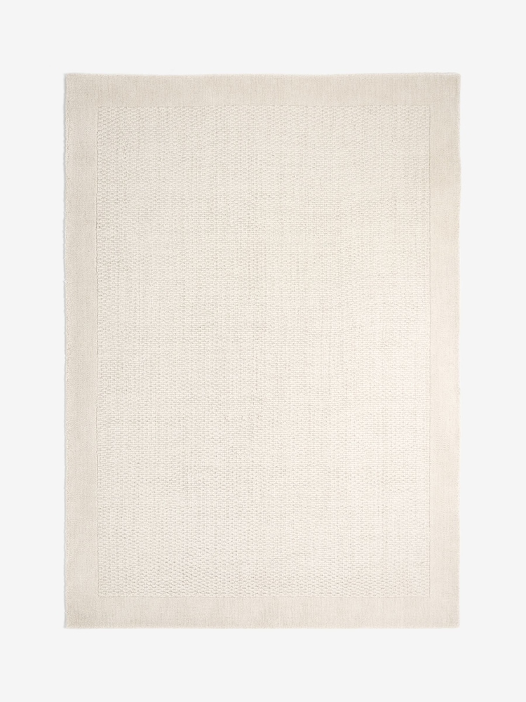 Ivory Collection Luxe Florence Border Wool Rug - Image 5 of 5 Ivory Collection Luxe Florence Border Wool Rug - Image 5 of 5