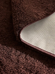 Brown Cosy Washable Shaggy Rug - Image 5 of 6