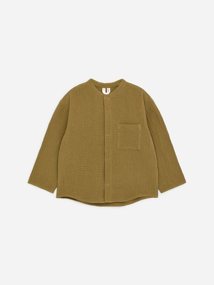 ARKET Green Muslin Shirt - Image 1 of 2