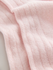 Light Pink N.Premium Thermal Cashmere Blend Ankle Socks 1 Pack - Image 4 of 4