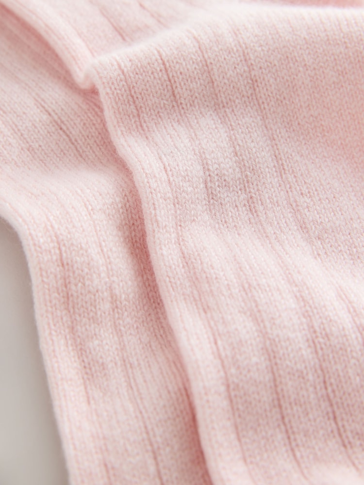 Light Pink N.Premium Thermal Cashmere Blend Ankle Socks 1 Pack - Image 4 of 4 Light Pink N.Premium Thermal Cashmere Blend Ankle Socks 1 Pack - Image 4 of 4