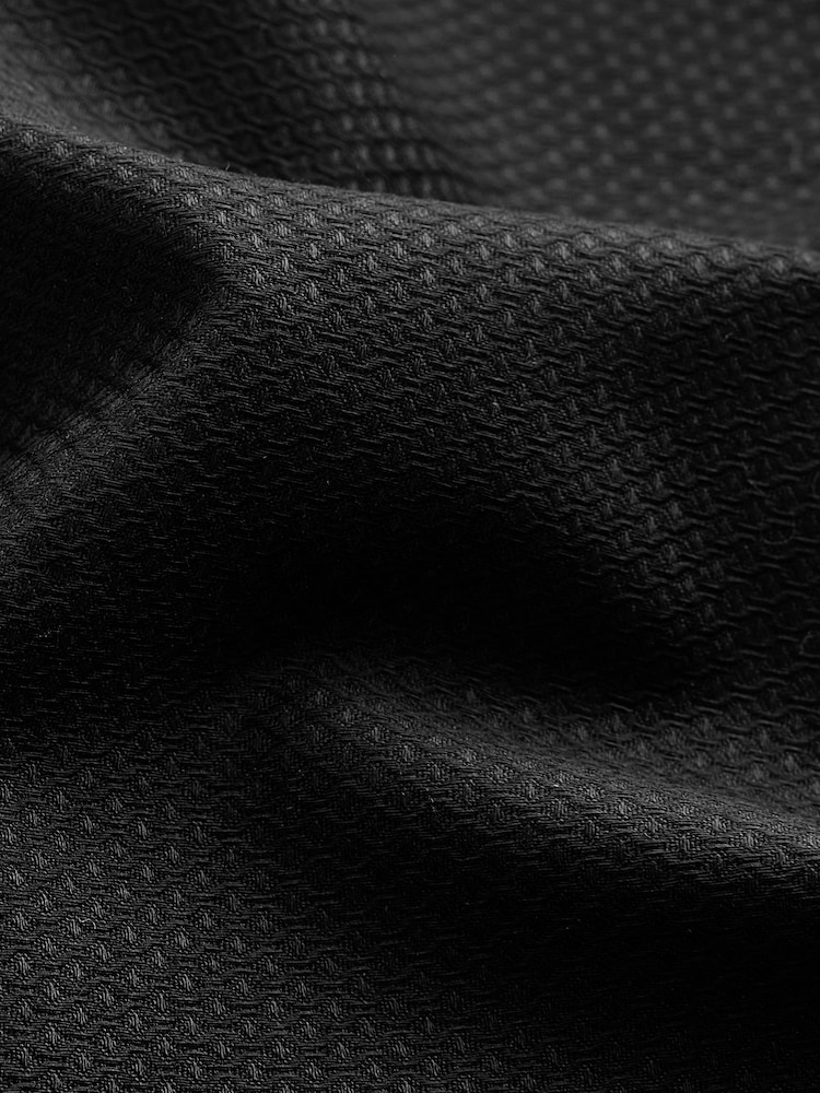 Black Regular Fit Single Cuff 100% Cotton Long Sleeve Formal Shirt - Image 11 of 11 Black Regular Fit Single Cuff 100% Cotton Long Sleeve Formal Shirt - Image 11 of 11