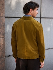 Ochre Yellow Corduroy Chore Jacket - Image 3 of 11