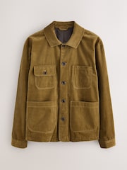 Ochre Yellow Corduroy Chore Jacket - Image 7 of 11